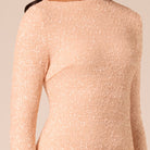 Pink Sequin & Cotton Poplin Midi Dress - shopaleena