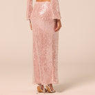 Pink Sequin Mermaid Skirt - shopaleena