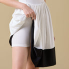 Pleated Sleeveless Swim Dress - shopaleena
