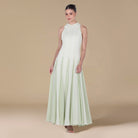 Pleats Aline Skirt Maxi Dress - shopaleena