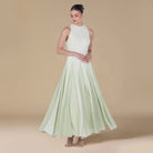 Pleats Aline Skirt Maxi Dress - shopaleena