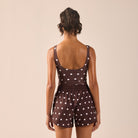 Polka Dot Swim Shorts - shopaleena