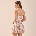 Printed A-Line Swim Skirt - shopaleena