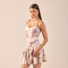 Printed A-Line Swim Skirt - shopaleena