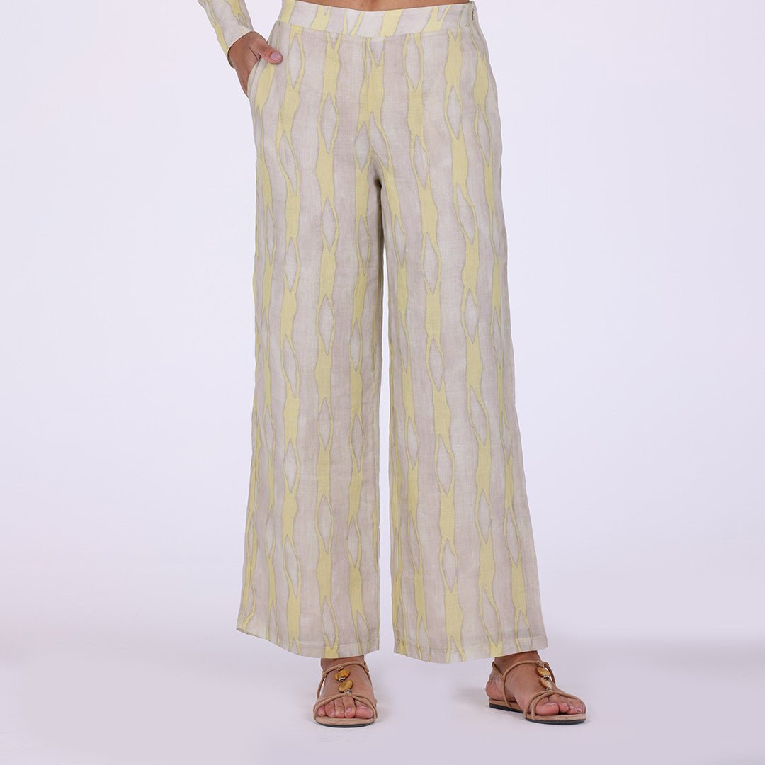 Printed Cotton Loose fit pants - shopaleena