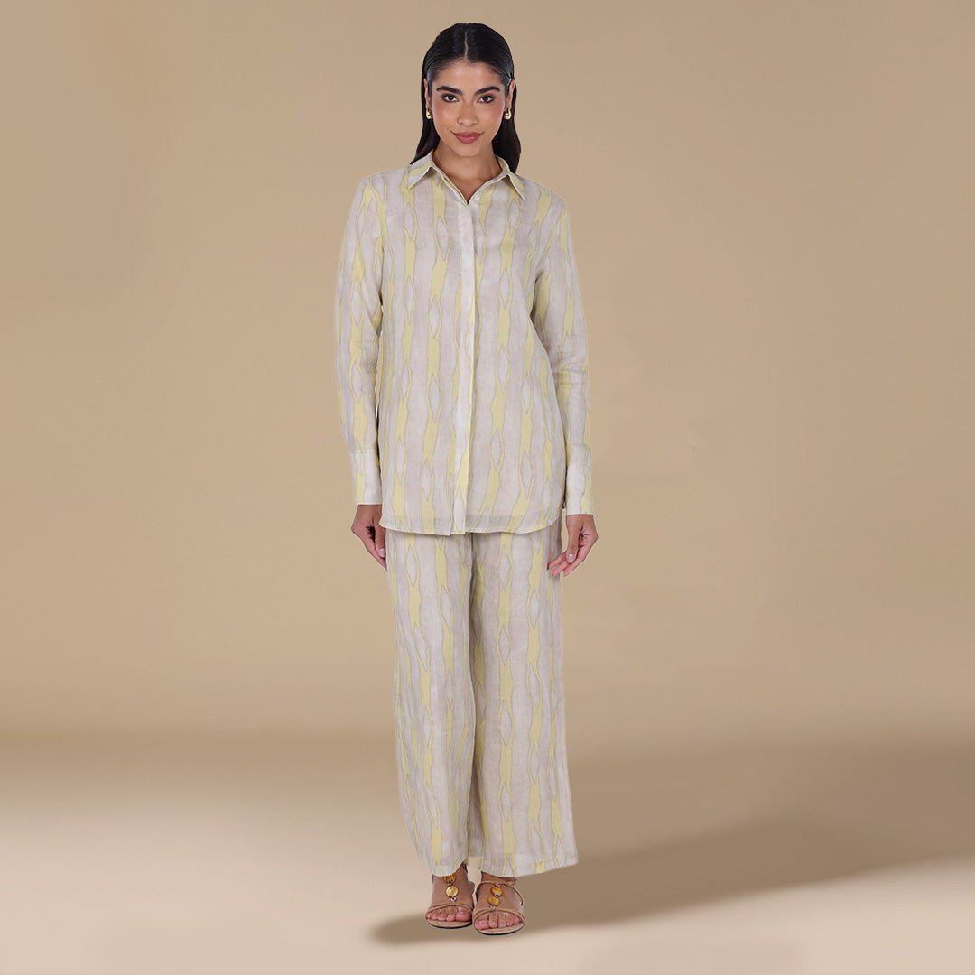 Printed Cotton Loose fit pants - shopaleena