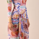 Printed Maxi Beach Skirt - shopaleena