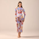 Printed Maxi Beach Skirt - shopaleena