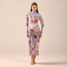 Printed Maxi Beach Skirt - shopaleena