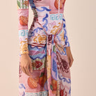 Printed Maxi Beach Skirt - shopaleena