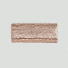 Rose Gold Crystal - Embellished Clutch - shopaleena