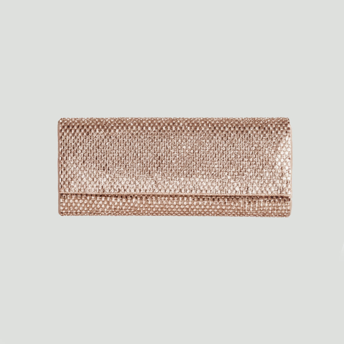 Rose Gold Crystal - Embellished Clutch - shopaleena