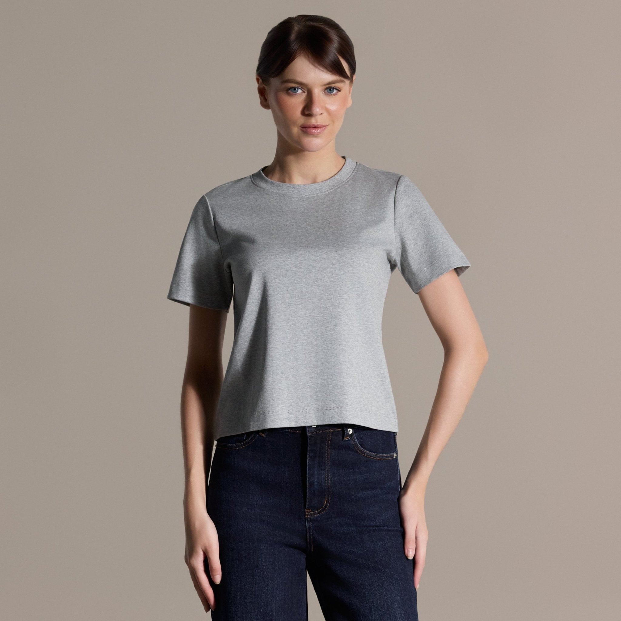 Round Neck T-Shirt - shopaleena