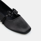 Satin Knot Flats - shopaleena