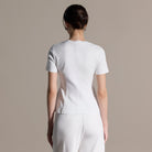 Short Sleeve Peplum Cotton Top - shopaleena