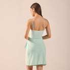 Side Tie Swim Skirt - shopaleena
