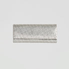 Silver Crystal - Embellished Clutch - shopaleena