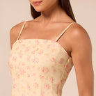 Spaghetti Strap A Line Midi Dress - shopaleena
