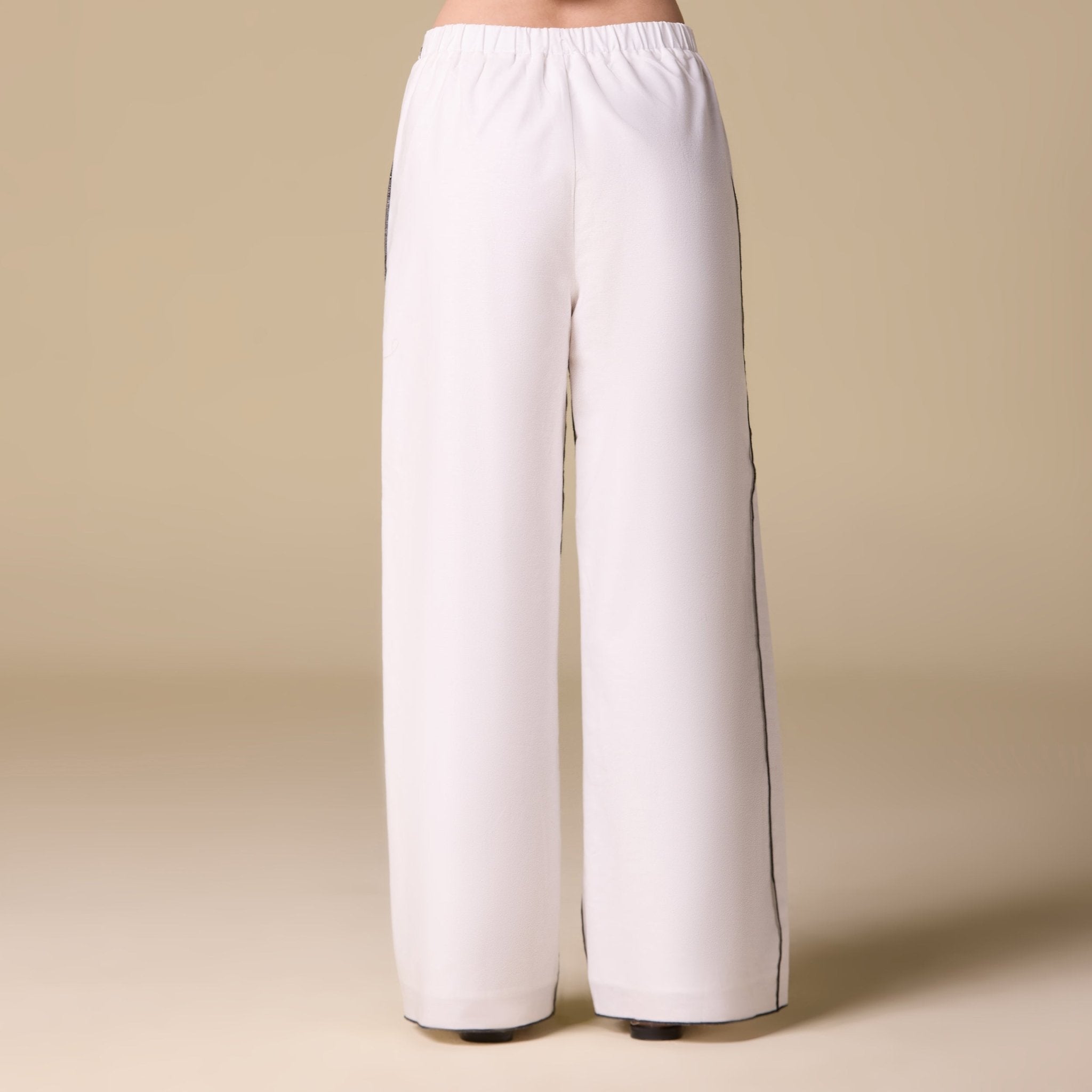 Straight - Cut Linen Pants - shopaleena
