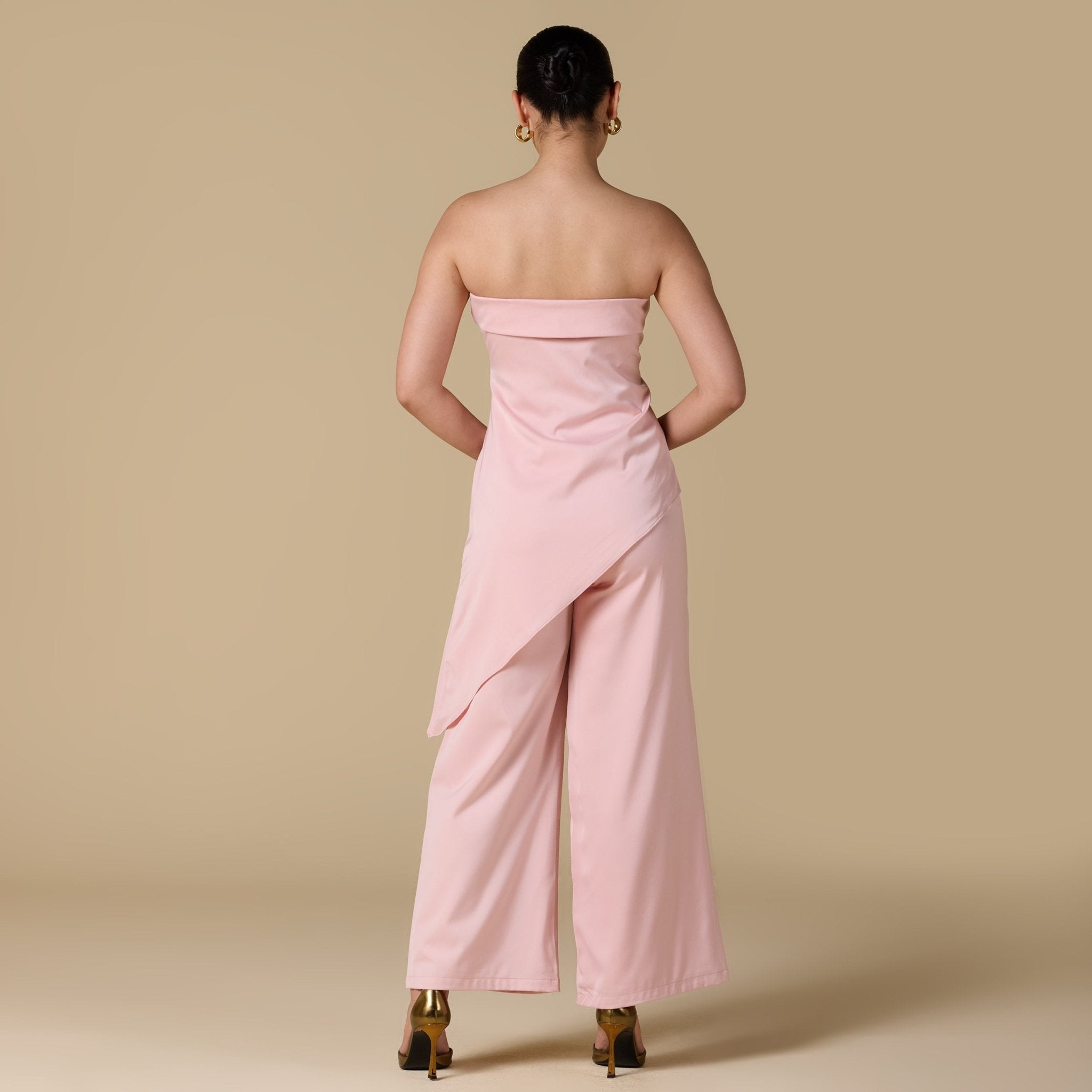 Strapless Draped Top - shopaleena