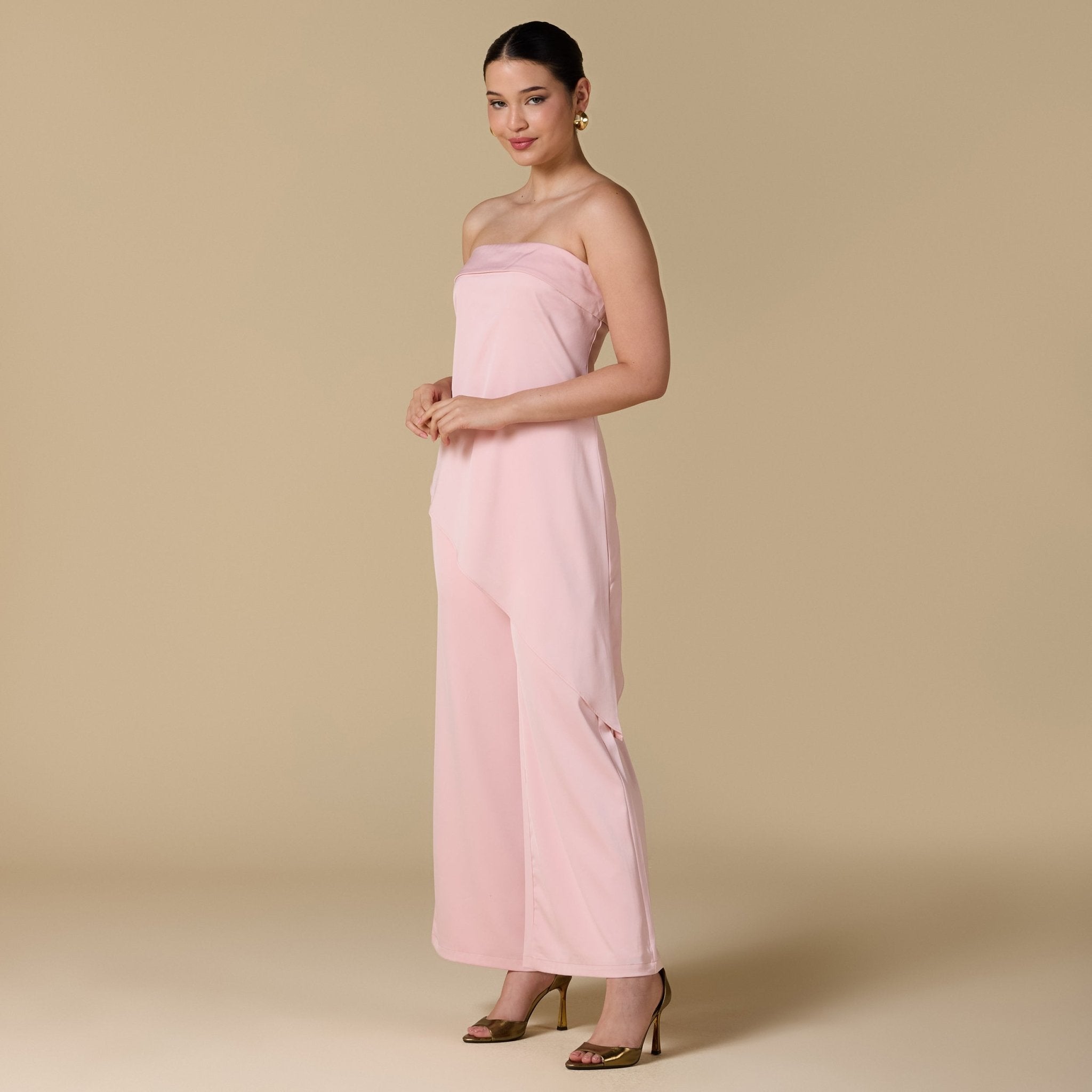 Strapless Draped Top - shopaleena
