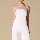 Strapless Draped Top - shopaleena