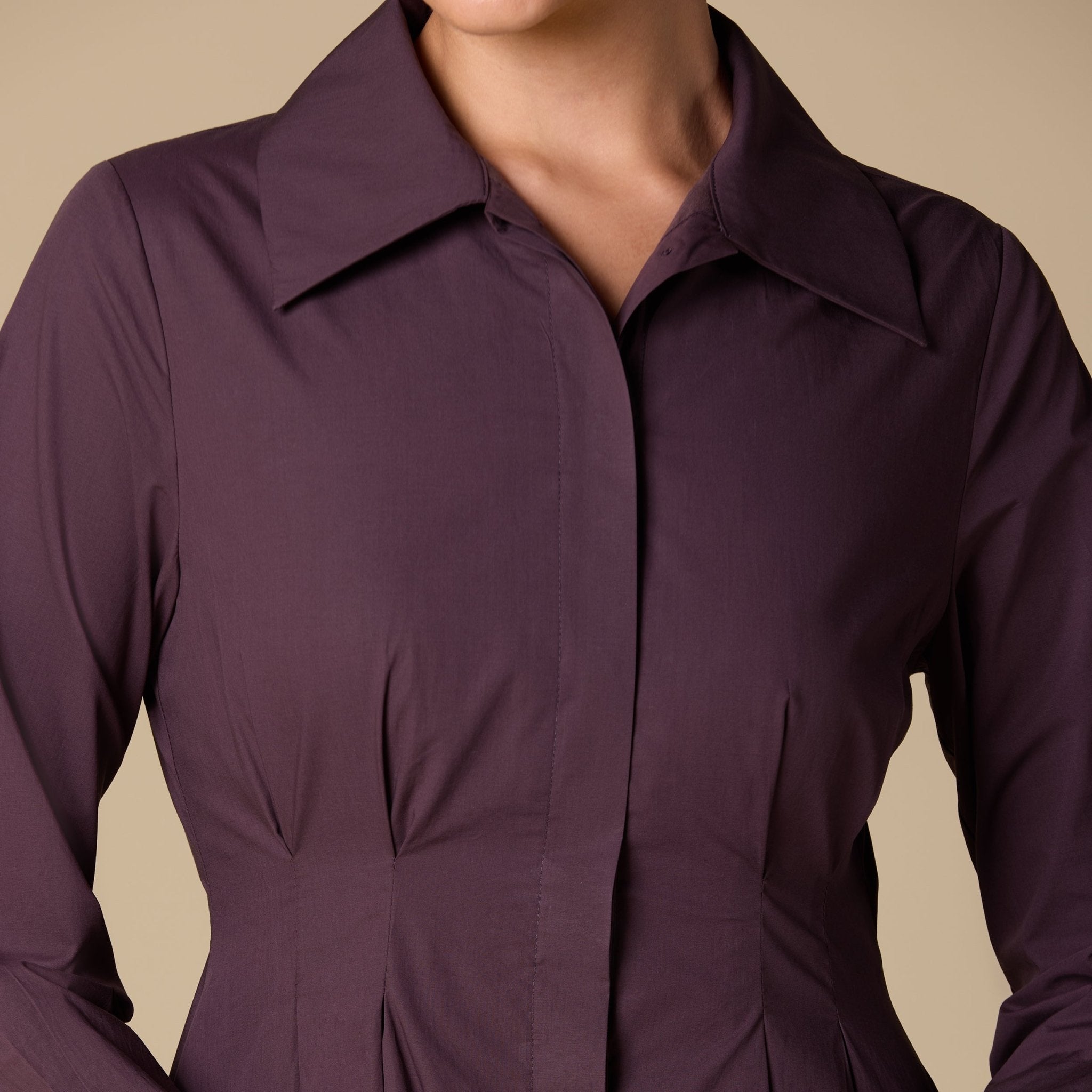 Striped Poplin Maxi Dress - shopaleena