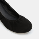 Suede Elastic Ballet Flats - shopaleena