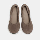Suede Elastic Ballet Flats - shopaleena