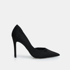 Suede Pointed Toe Pumps - shopaleena