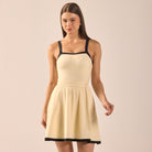 Swim Skirt with Trim - shopaleena