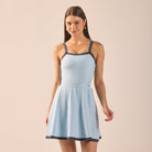 Swim Skirt with Trim - shopaleena