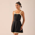 Swim Skirt with Trim - shopaleena