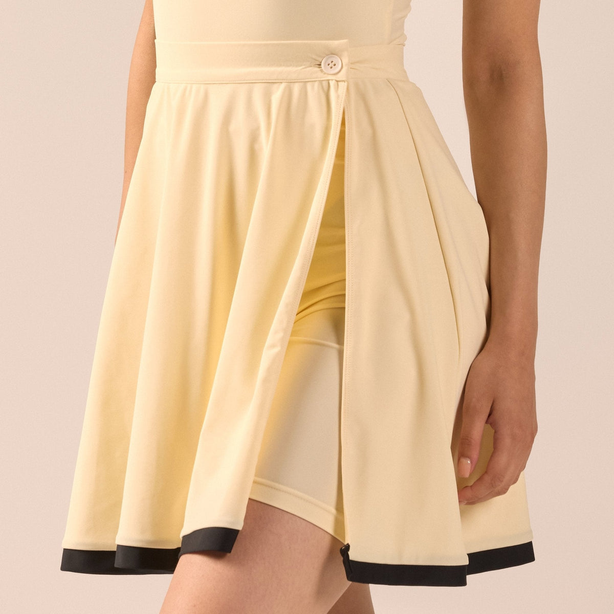 Swim Skirt with Trim - shopaleena