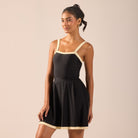 Swim Skirt with Trim - shopaleena
