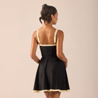 Swim Skirt with Trim - shopaleena
