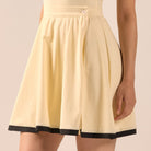 Swim Skirt with Trim - shopaleena