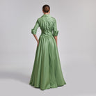 Taffeta Blazer Gown - shopaleena
