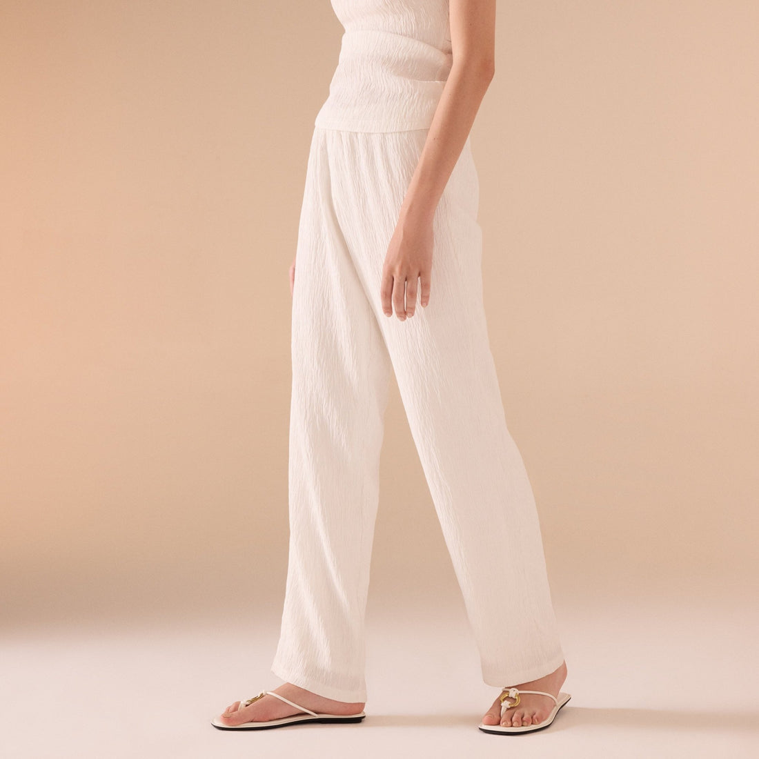 Textured Rayon Pant - shopaleena