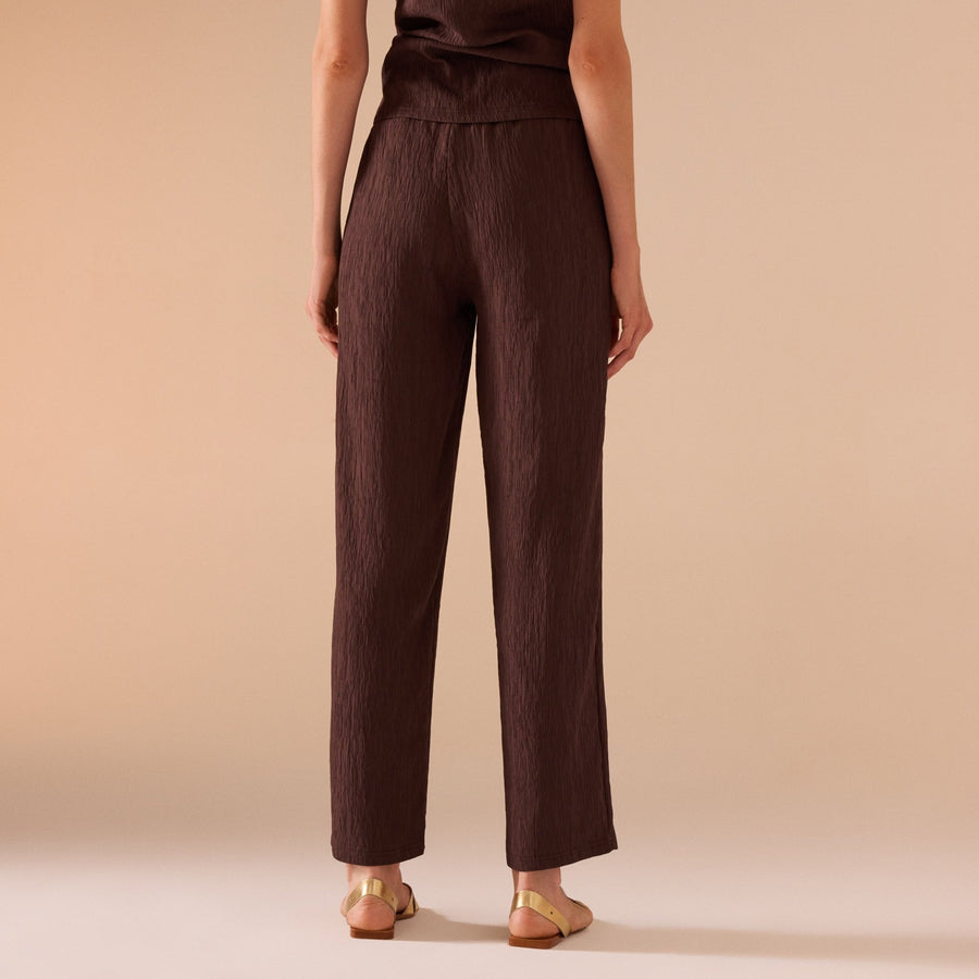 Textured Rayon Pant - shopaleena