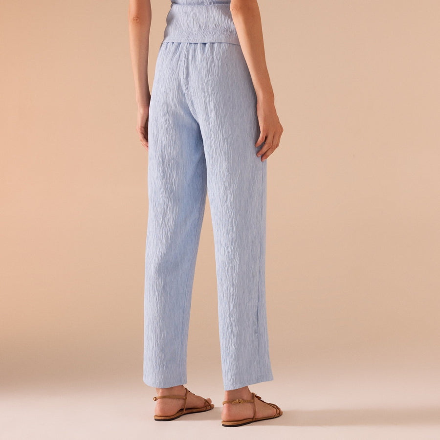 Textured Rayon Pant - shopaleena