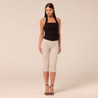 Tie Back Cotton-Linen Top - shopaleena