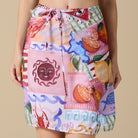 Tie - front swim skirt - shopaleena