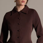 Twill Fitted Jacket - shopaleena
