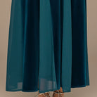 Velvet Chiffon One-Shoulder Maxi Dress - shopaleena