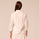 White Classic Cotton Shirt - shopaleena