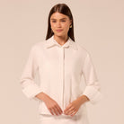 White Classic Cotton Shirt - shopaleena