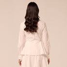 White Handkerchief Hem Cotton Set - shopaleena