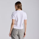 White Hejaz Embroidered Cotton T-shirt - shopaleena