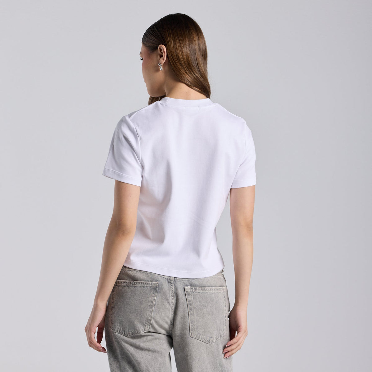 White Hejaz Embroidered Cotton T-shirt - shopaleena